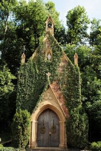 green-walled chapel